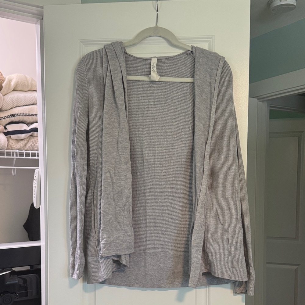 Lululemon Gray Cardiagan